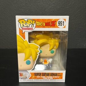 Funko Pop! Animation Super Saiyan Gohan Figure - Yellow and Blue